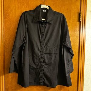 Women’s Black Button Down